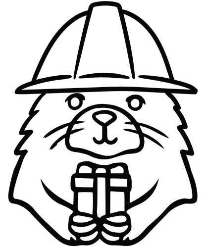 Giver Mole Beanie (Line Art)