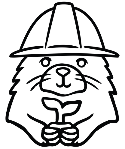 Grower Mole Beanie (Line Art)